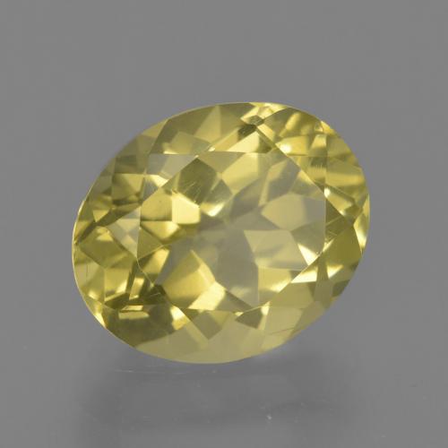 Cuarzo amarillo natural de 3,51 ct, corte óvalo, VS