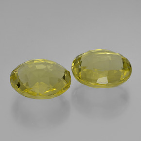 Gemas de Cuarzo Amarillo piña natural de 10.20 ct, Corte Redondo, VS