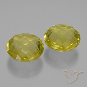 Gemas de Cuarzo Amarillo piña natural de 10.43 ct, Redondo, VVS-VS
