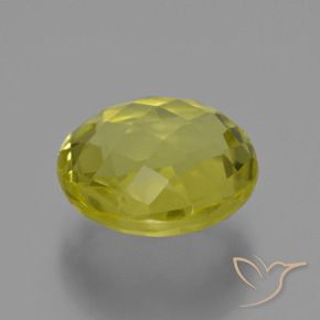 Cuarzo Amarillo medio natural de 5.33 ct, Redondo, VS