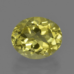 Cuarzo amarillo natural de 3,59 ct, corte óvalo, VS