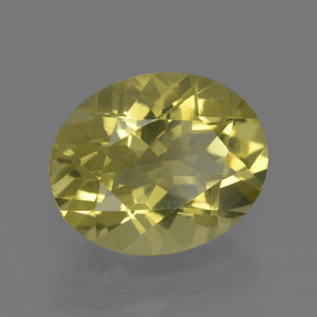 Cuarzo amarillo natural de 3,04 ct, corte óvalo, VS