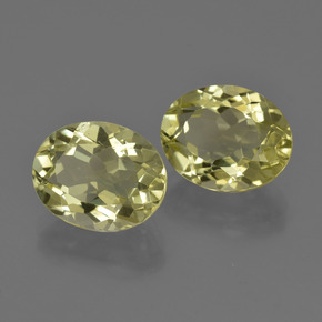 Gemas de cuarzo amarillo natural de 7,11 ct, corte óvalo, VS