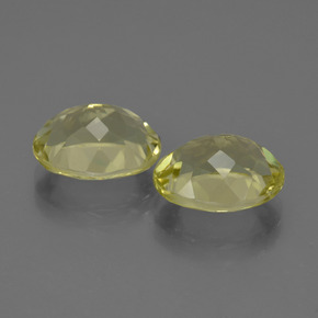 Gemas de cuarzo amarillo natural de 7,11 ct, corte óvalo, VS