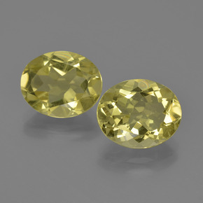 Gemas de cuarzo amarillo natural de 6,20 ct, corte óvalo, VS