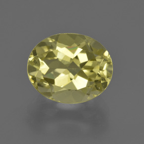 Cuarzo Limón natural de 3.76 ct, Corte Óvalo, VVS