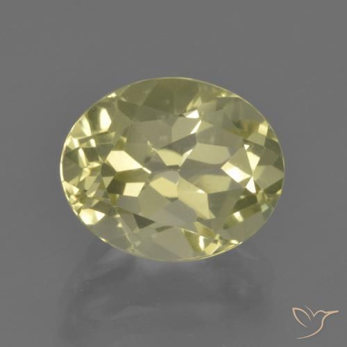 Cuarzo Amarillo laguna natural de 3.68 ct, Ovalada, VVS-VS