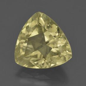 Cuarzo amarillo natural de 5,18 ct, trillón, VS-SI