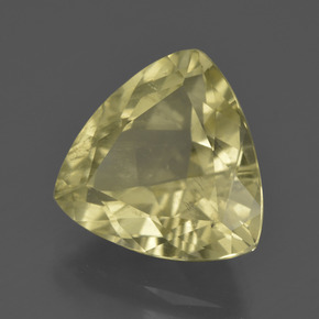 Cuarzo amarillo natural de 5,18 ct, trillón, VS-SI