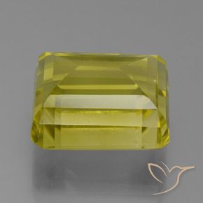 Cuarzo Amarillo vívido natural de 17.54 ct, Corte Octágono / Esmeralda, VVS-VS