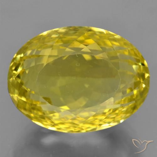 27.92ct Natural Amarillo abejorro Cuarzo, Ovalada, VVS-VS, Photo A