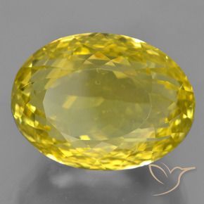 Cuarzo Amarillo abejorro natural de 27.92 ct, Ovalada, VVS-VS
