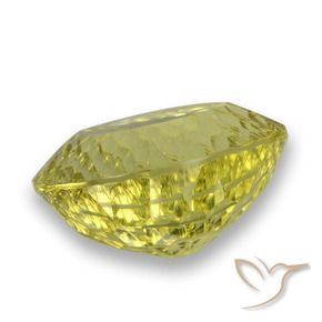 Cuarzo Amarillo medio natural de 31.29 ct, Ovalada, VVS