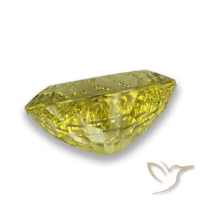 Cuarzo Amarillo piña natural de 30.65 ct, Ovalada, VVS