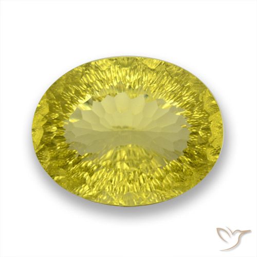 61.96ct Natural Amarillo piña Cuarzo, Ovalada, VVS