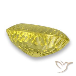 Cuarzo Amarillo piña natural de 61.96 ct, Ovalada, VVS
