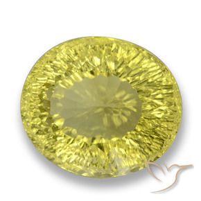 Cuarzo Amarillo abejorro natural de 27.80 ct, Ovalada, VVS