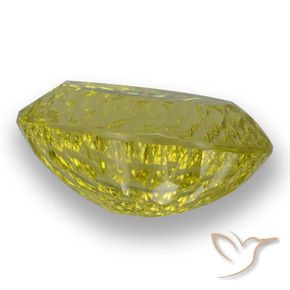 Cuarzo Amarillo piña natural de 63.61 ct, Ovalada, VVS
