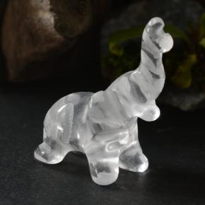 Cuarzo Blanco natural de 11.02 ct, Forma elegante, Transparente