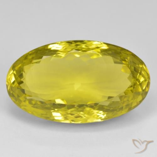 56.02ct Natural Amarillo medio Cuarzo, Ovalada, VVS