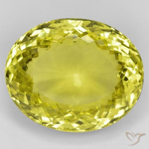 48.95ct Natural Amarillo medio Cuarzo, Ovalada, VVS