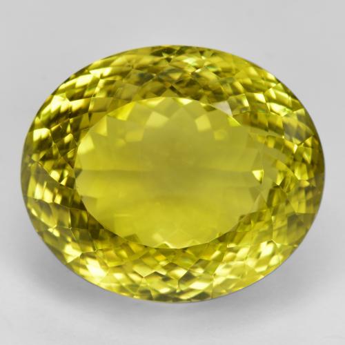 49.99ct Natural Amarillo medio Cuarzo, Ovalada, VVS