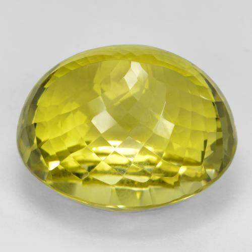 Cuarzo Amarillo medio natural de 49.99 ct, Ovalada, VVS