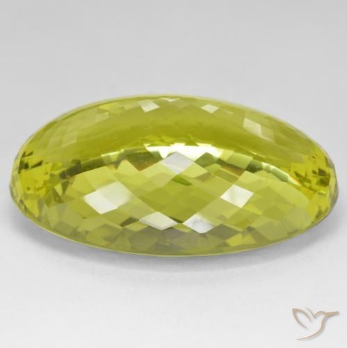 Cuarzo Amarillo vívido natural de 94.12 ct, Ovalada, VVS