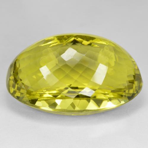 Cuarzo Amarillo vívido natural de 101.43 ct, Corte Óvalo, VVS