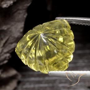 Cuarzo Amarillo piña claro natural de 15.33 ct, Trillón, Transparente