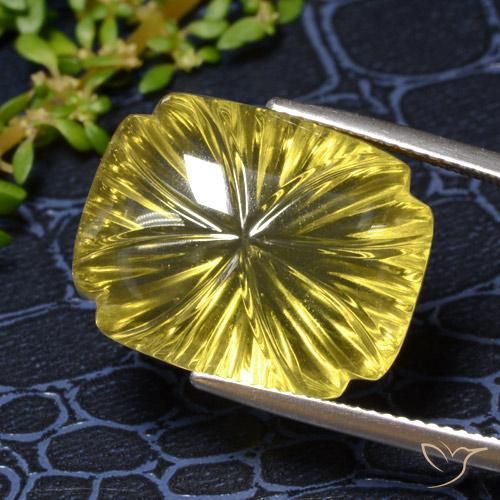 19.54ct Natural Amarillo amarronado Cuarzo, Elegante, Transparente