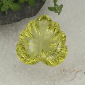 Cuarzo Amarillo claro natural de 15.29 ct, Elegante, Transparente
