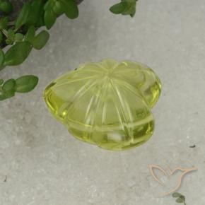 Cuarzo Amarillo medio natural de 11.48 ct, Elegante, Transparente