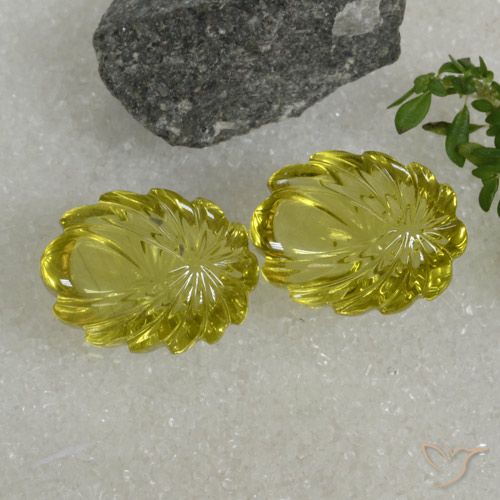 21.68ctw Natural Amarillo medio Cuarzo, Elegante, Transparente