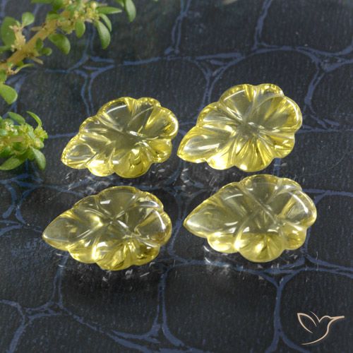 14.83ctw Natural Amarillo pálido Cuarzo, Elegante, Transparente, Photo A
