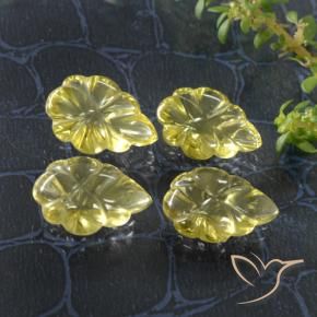 Gemas de Cuarzo Amarillo pálido natural de 14.83 ct, Elegante, Transparente
