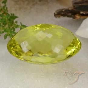 Cuarzo Amarillo vívido natural de 115.73 ct, Ovalada, VVS