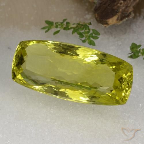 Cuarzo Amarillo medio natural de 75.18 ct, Elegante, VVS