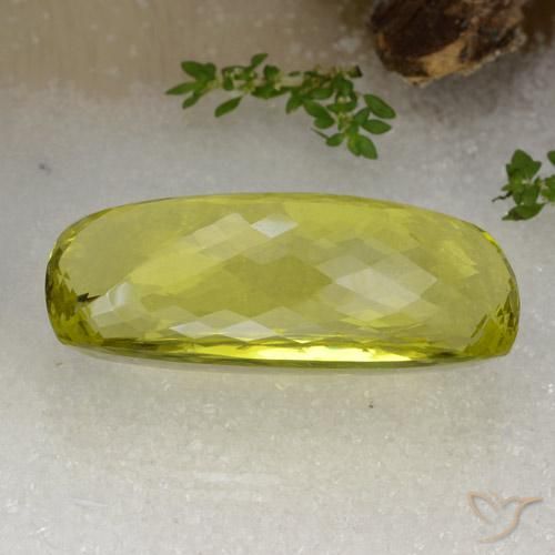 Cuarzo Amarillo medio natural de 75.18 ct, Elegante, VVS