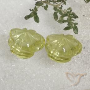 Gemas de Cuarzo Amarillo limón natural de 19.94 ct, Elegante, Transparente