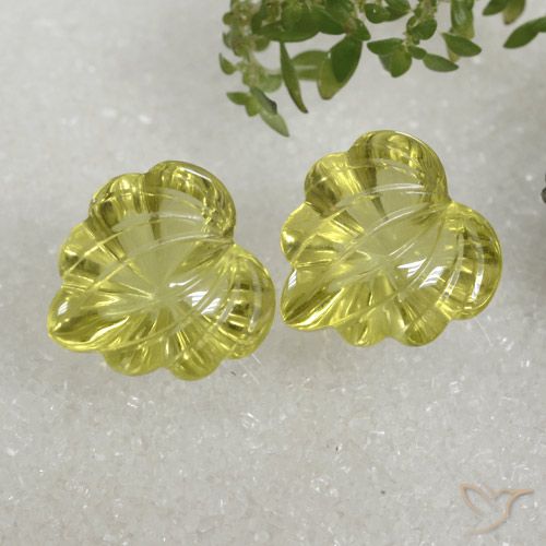 16.48ctw Natural Amarillo verdoso Cuarzo, Elegante, Transparente