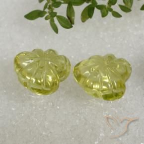 Gemas de Cuarzo Amarillo medio natural de 10.45 ct, Elegante, Transparente
