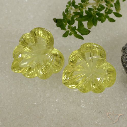 20.69ctw Natural Amarillo maíz Cuarzo, Elegante, Transparente