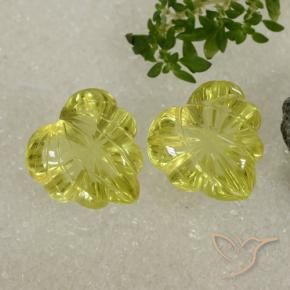 Gemas de Cuarzo Amarillo maíz natural de 20.69 ct, Elegante, Transparente