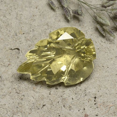 10.32ct Natural Amarillo laguna Cuarzo, Corte Flor, Transparente