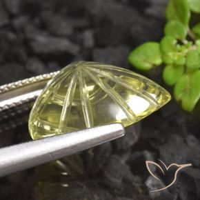Cuarzo Amarillo claro natural de 9.06 ct, Trillón, Transparente