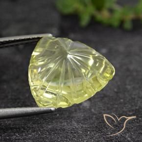 Cuarzo Amarillo claro natural de 6.90 ct, Trillón, Transparente