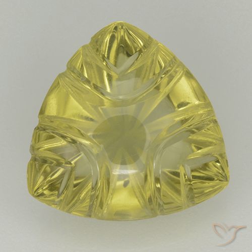 6.21ct Natural Amarillo medio Cuarzo, Trillón, Transparente