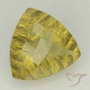 Cuarzo Amarillo piña natural de 6.11 ct, Trillón, Transparente