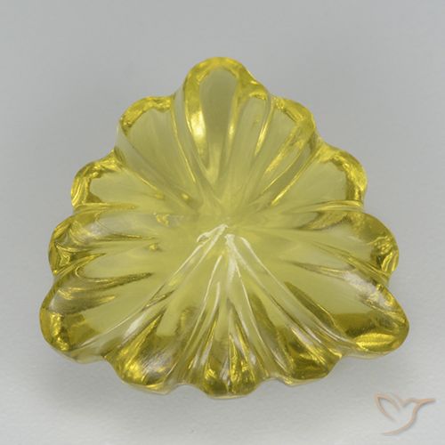 5.70ct Natural Amarillo claro medio Cuarzo, Trillón, Transparente